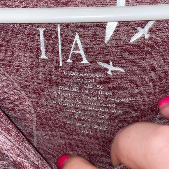 Icon apparel long sleeve workout top. A2 - Picture 3 of 11